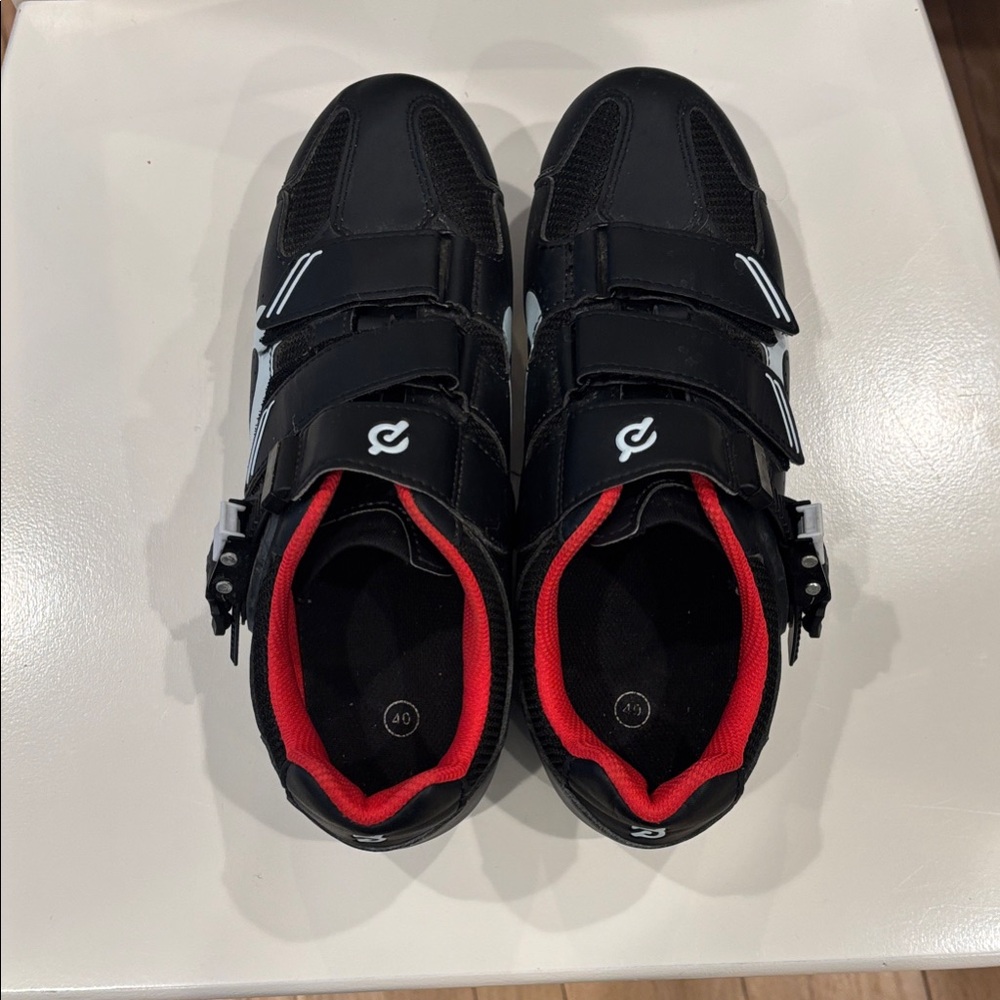 Peloton Black Cycling Shoes with Delta clips